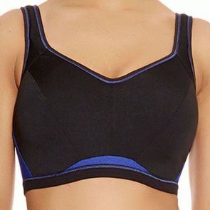 Freya Active Epic Underwire Crop Top Sports Bra Moulded Inner AA4004 Black