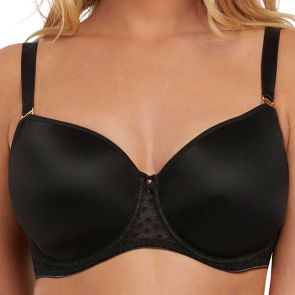 Freya Starlight Underwire Moulded Balcony T-shirt Bra AA5200 Black