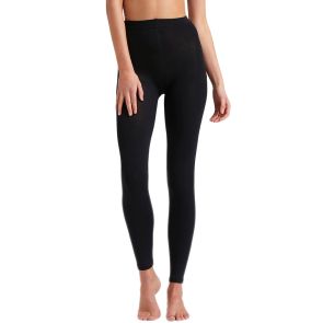 Ambra Fleece Opaque Leggings AMTRACKLEG Black