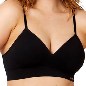 Ambra Bondi Bare Longline Bra Black