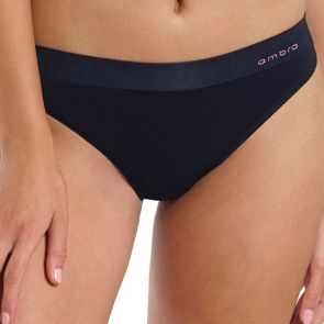 Ambra Bondi Bare Thong Black