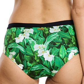 FINAL SALE Aqua Blu Botanica Surf Swim Pant A9006BO Green