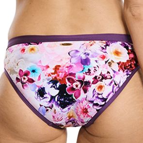 FINAL SALE Aqua Blu Peony Swim Classic Brief A9019PE Multi
