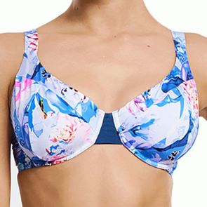 Aqua Blu Magnolia D/DD Cup Swim Bikini Top A9040MA Multi