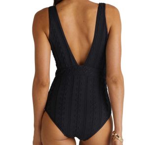 Aqua Blu Raven Eve One Piece Swimsuit A21014BB Black