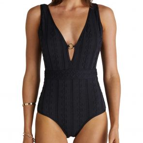 Aqua Blu Raven Eve One Piece Swimsuit A21014BB Black