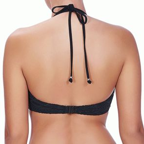 Freya Swim Sundance Underwire Swim Bandless Halter Bikini Top AS3971 Black