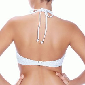 Freya Swim Sundance Underwire Bandless Swim Halter Bikini Top AS3971 White