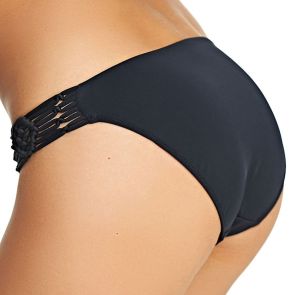 FINAL SALE Freya Swim Macrame Rio Swim Brief AS4058 Black
