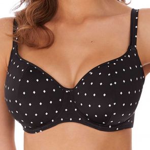 Freya Swim Jewel Cove Underwire Sweetheart Bikini Top AS7231 Black