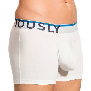 Obviously EveryMan Boxer Brief 3 Inch Leg B00 White