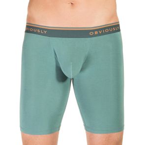 Obviously EveryMan Boxer Brief 9 Inch Leg B01 Teal