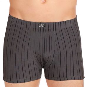 Bendon Man Cotton Stretch Trunk Charcoal/Black B50-603