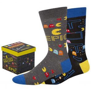Bamboozld Mens Pacman Gift Box 2-Pack BBS21GB2PKPACMAN Assorted