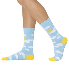 Bamboozld Womens Head in The Clouds Bamboo Sock BBS22HEADINTHECLOUDSW Blue