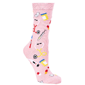 Bamboozld Womens Medicine Bamboo Sock BBS22MEDICINEWOMANW Pink