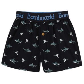 Bamboozld Mens Boxer Short Jaws Navy