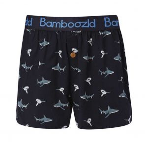 Bamboozld Mens Boxer Short Jaws Navy