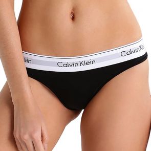 Calvin Klein Modern Cotton Thong F3786 Black