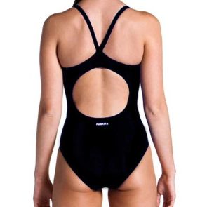 Funkita Ladies Diamond Back Swim One Piece FS11L Black