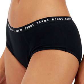 Bonds Bloody Comfy Period Boyleg Moderate WTQP Black