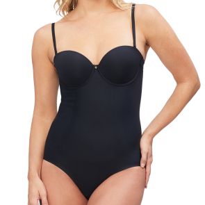 Nancy Ganz Body Define Strapless Bodysuit BW3112 Black