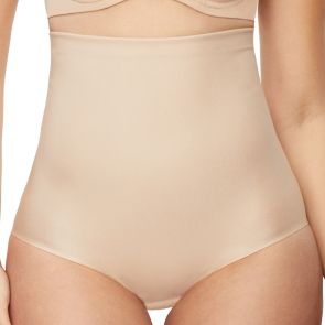 Nancy Ganz X-Factor High Waisted Thong BW6253 Warm Taupe