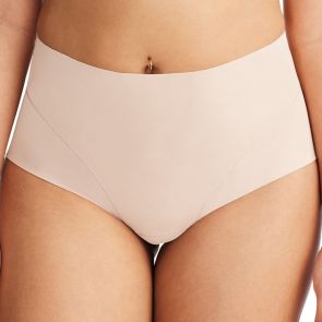 Nancy Ganz Sheer Infinity Brazilian Brief BW6271 Warm Taupe