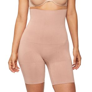 Nancy Ganz Bamboo Essentials High Waisted Shaper Short BW7108 Mahogany