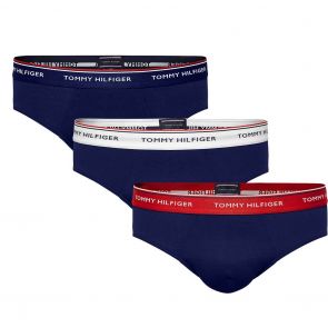 Tommy Hilfiger Premium Essentials Cotton Stretch Brief 3-Pack 1U87903766 Multi/Peacoat