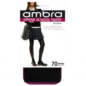 Ambra Cotton Hipster School Tight Classic Black