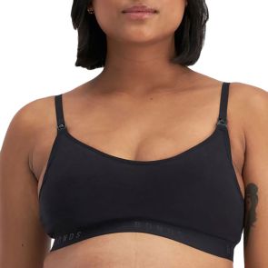 Bonds Damn Dry Milk Leaks Scoop Bralette YWQL Black