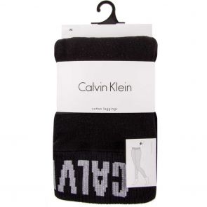 Calvin Klein Kara Modern Cotton Logo Legging ECA615 Black