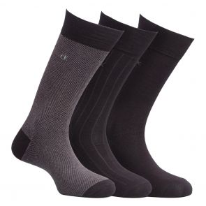 Calvin Klein Barclay Birdseye Crew Socks 3 Pack ECC173 Multi