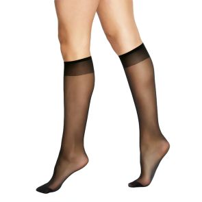 Levante Eclipse Matte Knee High 2-Pack ECLM2KH Nero