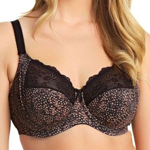 Elomi Morgan Underwire Banded Stretch Stretch Bra EL4110 Ebony