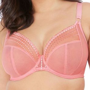 Elomi Matilda Underwire Plunge Bra EL8900 Rose