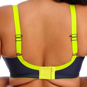Elomi Energise Underwire Sports Bra With J Hook EL8041 Navy