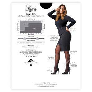 Levante Fuller Figure Extra Medium Support EXTMSPH Nero