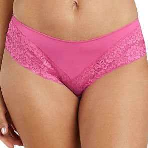 Bendon Lace Trim Brazilian Brief 38-7700 Ibis Rose