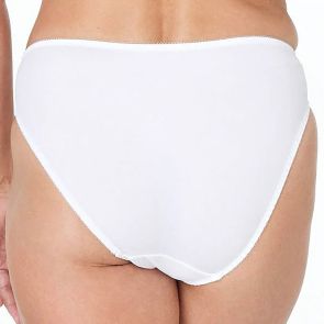 Fayreform Coral High Cut Brief F14-8030 White