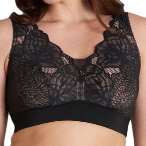 Fayreform Midnight Express Wire Free Bra F21-684 Black