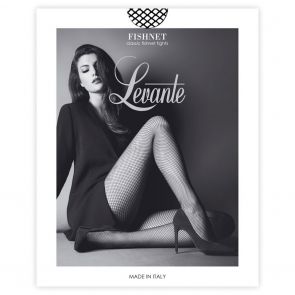 Levante Perennial Fashion Fishnet Tights FISNTTILEV Nero