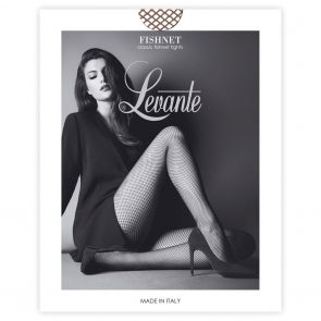 Levante Perennial Fashion Fishnet Tights FISNTTILEV Cappuccino