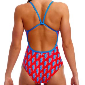 Funkita Ladies Single Strap One Piece FKS030L Hot Volt