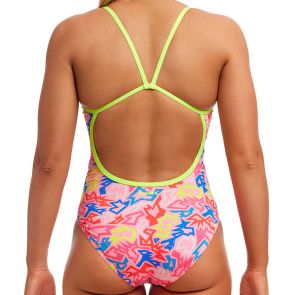 Funkita Ladies Single Strap One Piece FKS030L Rock Star