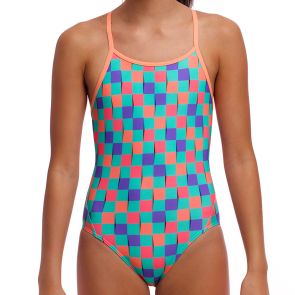 Funkita Girls Diamond Back One Piece FKS033G Flip Flop