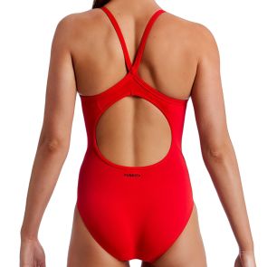Funkita Ladies Diamond Back One Piece FKS033L Still Red