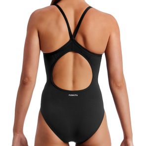 Funkita Ladies Diamond Back One Piece FKS033L Still Black