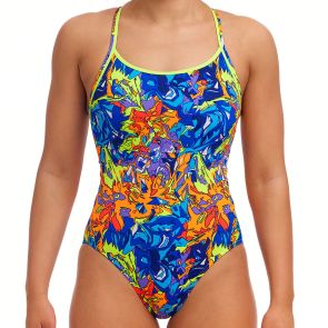 Funkita Ladies Diamond Back One Piece FKS033L Mixed Mess